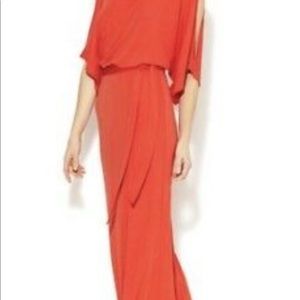 TRINA TURK coral orange dress!